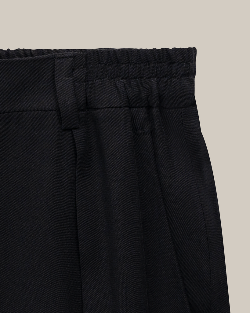 Pleated Jacket & Relaxed Fit Pleated Pants
