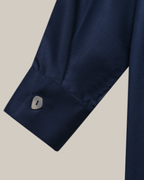 Relaxed Fit Shirt Abaya blue