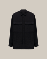 Blend Modal Shirt & Wide Fit Pleated Pants
