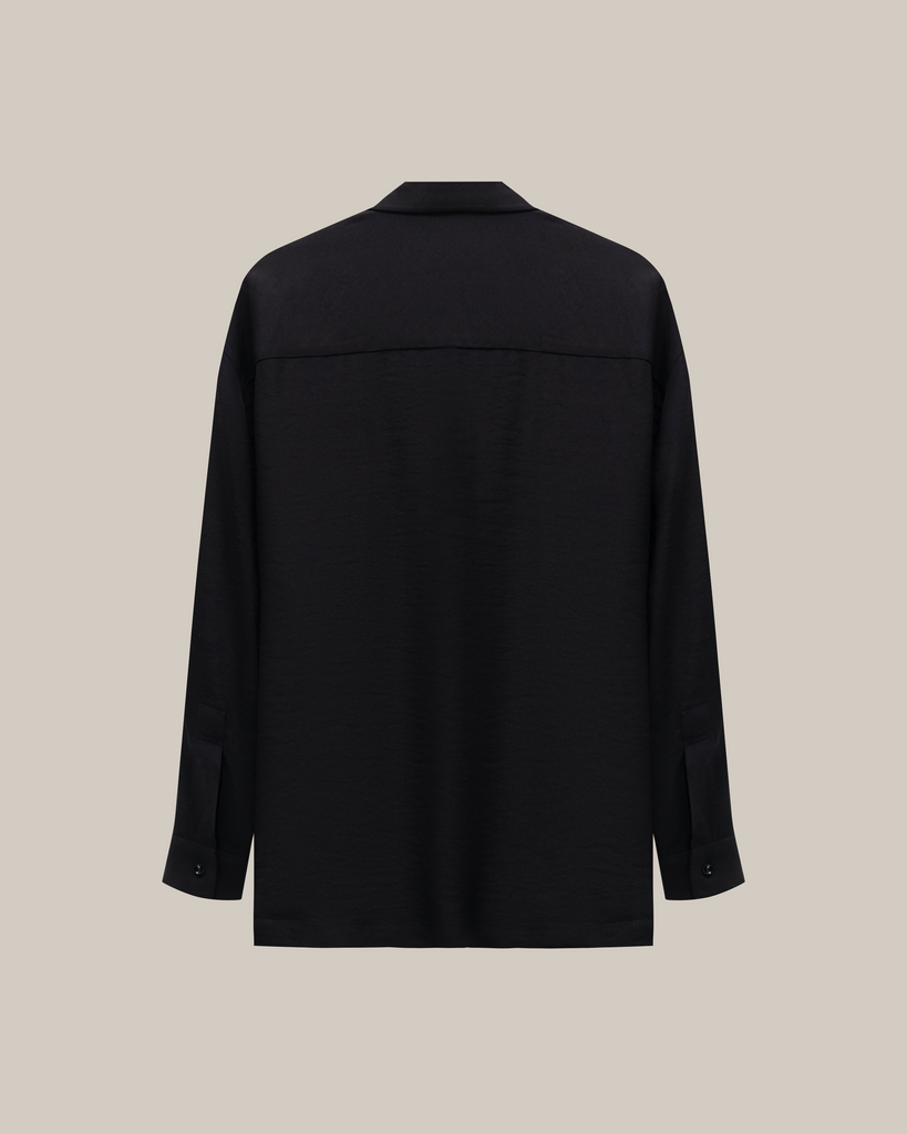Blend Modal Shirt & Wide Fit Pleated Pants