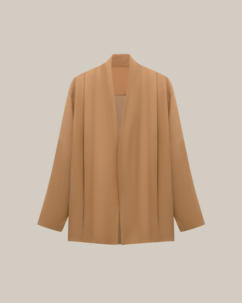 Pleated Jacket & Relaxed Fit Pleated Pants
